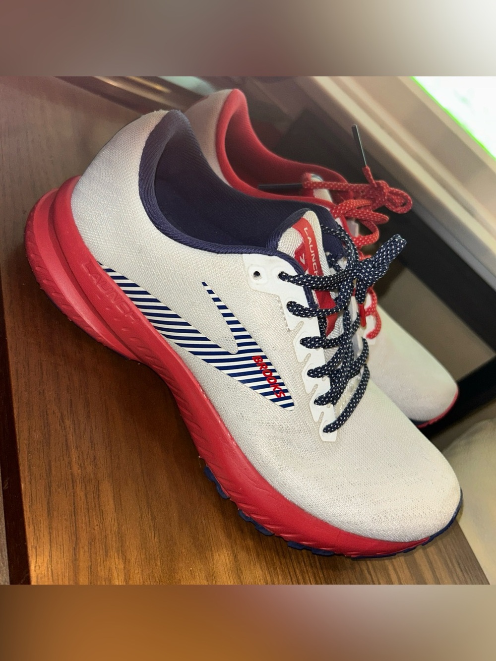 Brooks Launch 7 Stars Stripes Run USA 4th of July Women's Shoes US 7.5Excellent!